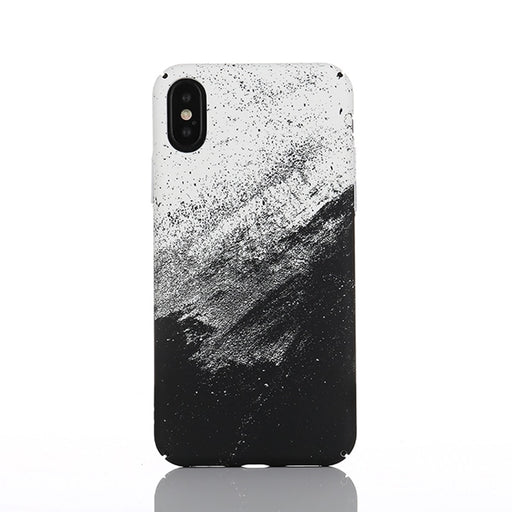 Water paste frosted phone case
