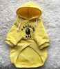 Casual printed hooded trendy pet clothes
