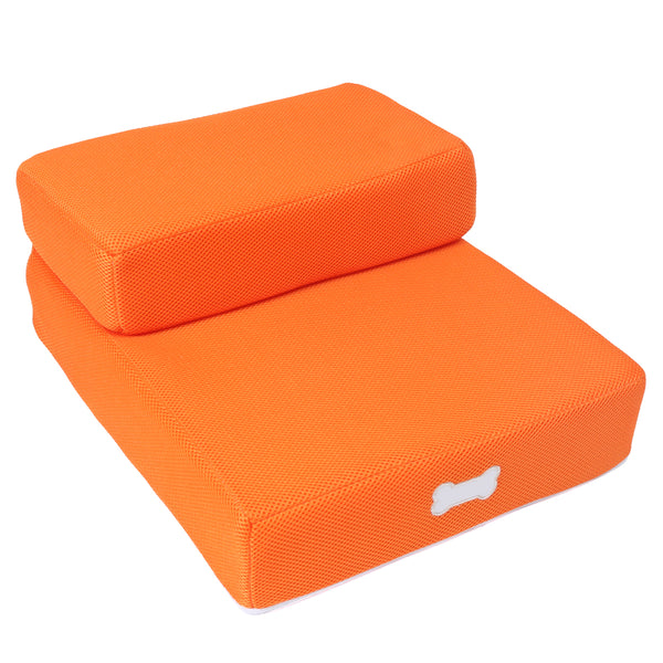 Pet Stair 2 Step Portable Puppy Dog Cat Soft Indoor Sofa Bed Folding Ramp Ladder Pet Bed