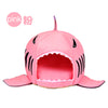 Shark Shape Pet Dog Cat Bed Puppy Houses Lovery Warm Doggy