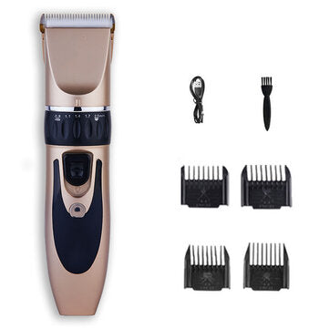 Professional Electric Pet Hair Clipper Rechargeable Dog Cat Trimmer Grooming Tool Low-noiser Pet Haircut Shave Machine