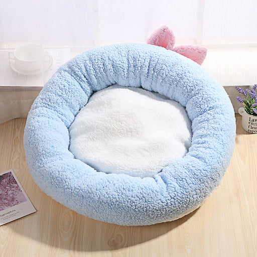 Round bow kennel detachable and washable pet kennel