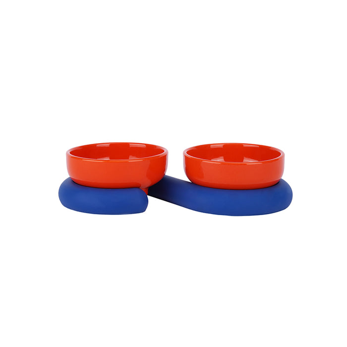 Protect the cervical spine dog bowl