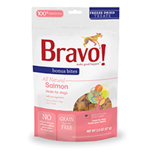 Bravo! Bonus Bites Salmon Freeze-Dried Dog Treats