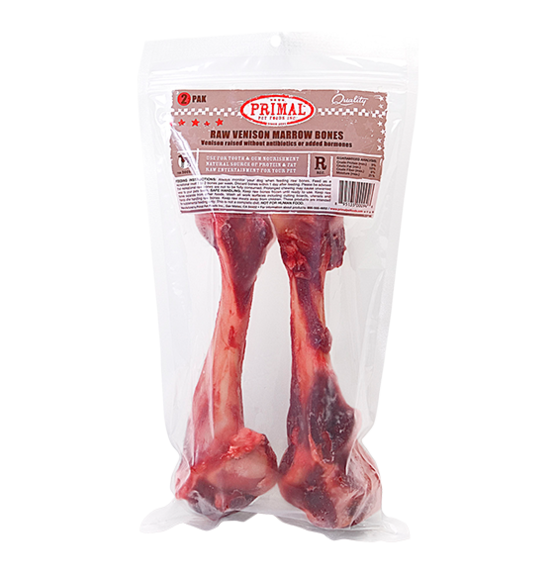 PRIMAL DOG FROZEN BONES VENISON MARROW