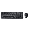 USB Keyboard and Mouse Set Waterproof Wired Punk Keyboard Mouse Set Typing Gaming for Desktop Laptop PC Computer