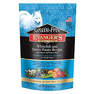 Evanger's Whitefish & Sweet Potato Recipe with Salmon Meal Grain-Free Dry Dog Food
