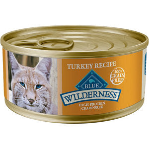 Blue Buffalo Wilderness Turkey Grain Free Canned Cat Food 5.5 oz