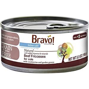 Bravo! Feline Cafe Beef Fricassee Grain-Free Canned Cat Food 