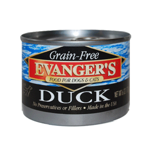 Evanger's Grain-Free Duck Canned Dog & Cat Food 