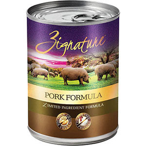 Zignature Pork Limited Ingredient Formula Grain-Free Canned Dog Food
